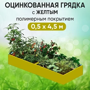 Грядка желтая (0,5 х 4,5)